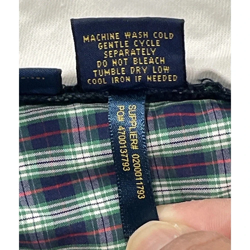 POLO GOLF Ralph Lauren Shorts Red Blue Green Plaid Preppy‎ Crest Men's Size 40